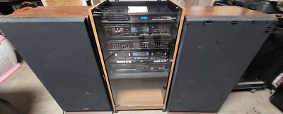 Vintage Fisher Stereo System W/2 SPEAKERS / AD-870, CR-W870A, EQ871, CA-871 -image