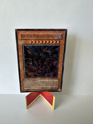 Yu-Gi-Oh! Red-Eyes Darkness Dragon SD1-EN001 1st Edition Ultra Rare HP-image