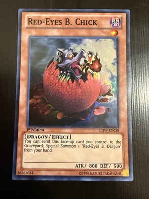 Red-Eyes B. Chick - LP - LCJW-EN038 - Super Rare - 1st Edition-image