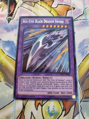 Yugioh - Red-Eyes Black Dragon Sword DRL2-EN012 NM 1st ed Secret Rare-image