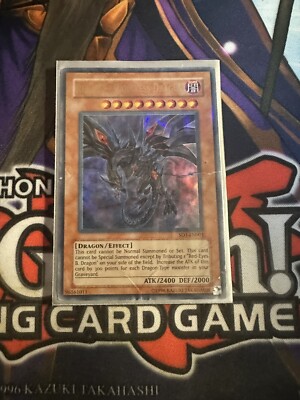 Red-Eyes Darkness Dragon SD1-EN001 1st Edition Ultra Rare DMG Yugioh-image