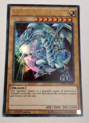 YUGIOH Blue-Eyes White Dragon - DPBC-EN016 - Ultra Rare - 1st Ed-image