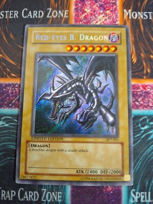 Yu-Gi-Oh! TCG Red-Eyes B. Dragon BPT-005 Secret Rare Limited MP-image