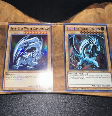 Yugioh Blue Eyes White Dragon Dual Set LIMITED EDITION BRAND NEW-image