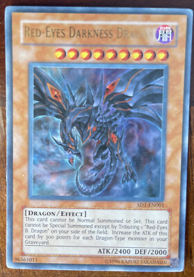 Yu-gi-oh! - Red Eyes Darkness Dragon - SD1-EN001 - 1st edition - Ultra Rare-image
