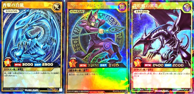 Yugioh Blue-Eyes White Dragon Dark Magician Red-Eyes Black Dragon Rush Japanese-image