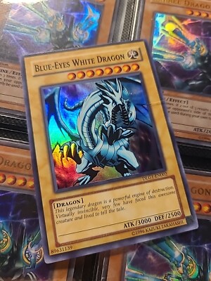 Blue Eyes White Dragon DLG1-EN002 Super Rare Yugioh -image