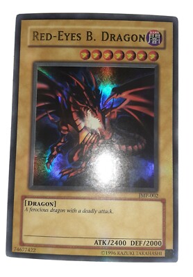 Red-Eyes B. Dragon JMP-002 ULTRA RARE Shonen Jump Comic Edition-image