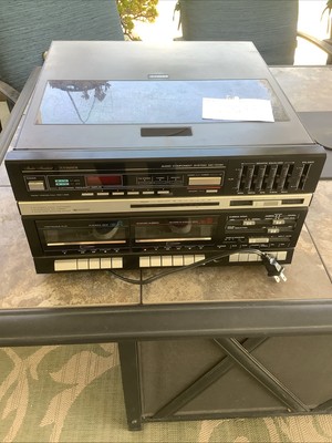 Fisher Studio Standard Turntable Stereo Audio Component System MC-723BK-image