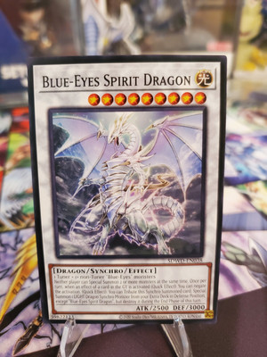 Blue-Eyes Spirit Dragon SDWD-EN038 Structure Deck Common Yugioh Card-image