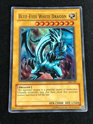 YUGIOH BLUE-EYES WHITE DRAGON SKE-001 SUPER (MP)-image