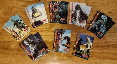 Godzilla Sticker Set, Collection Checklist #1-8, Lot of 15, 1995, Japan, RARE-image