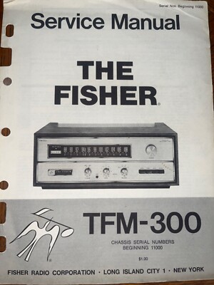 Fisher TFM-300 Service Manual Amplifier Original-image