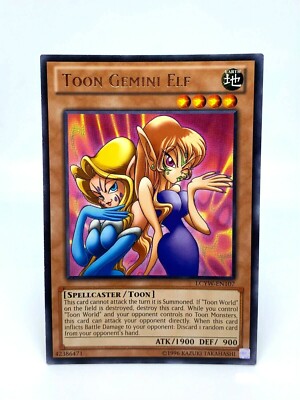 Yu-Gi-Oh! TCG - Toon Gemini Elf (LCYW-EN107) Rare - Near Mint - 1x - Yugioh --image