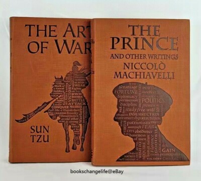 Sun Tzu THE ART OF WAR & Niccolo Machiavelli THE PRINCE ~ Set of 2 Faux Leather -image