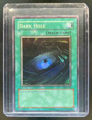 2002 Yu-Gi-Oh! Legend of Blue Eyes White Dragon Dark Hole #LOB-052-image