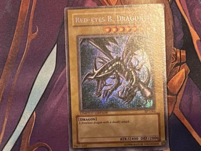 Yugioh Red-Eyes Black Dragon BPT-005 Secret Rare LP-image