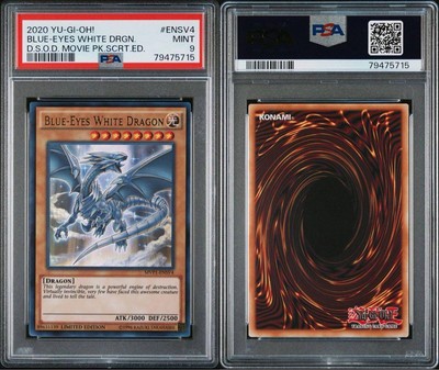 PSA9 Blue Eyes White Dragon English Yu-Gi-Oh-image