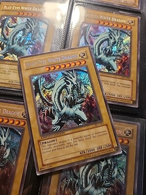 Blue-Eyes White Dragon BPT-003 2002 Limited Edition Secret Rare YuGiOh See Pics!-image