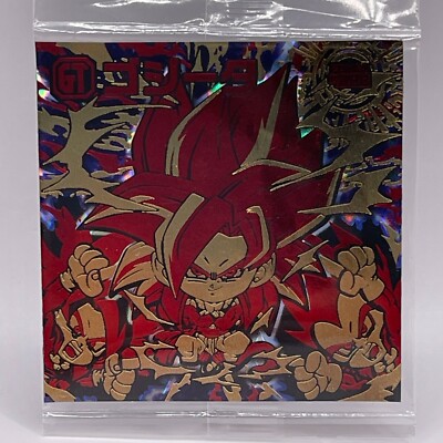 DORAGON BALL Wafer Sticker Gojita Made in Japan Japanese 2650854 EGR 6-EX3-image
