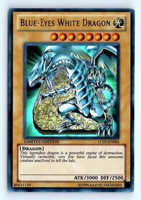Yu-Gi-Uh Blue-Eyes White Dragon #LC01-EN004 Legendary Collection 1 tcg LP-image
