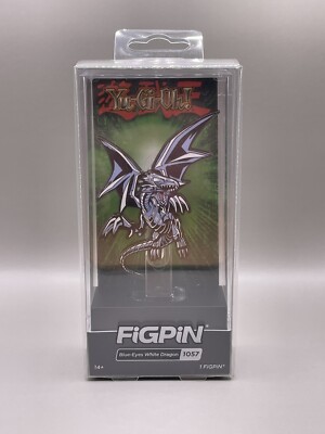FiGPiN Yu-Gi-Oh Blue-Eyes White Dragon #1057 LE 2,000 LOCKED NEW-image