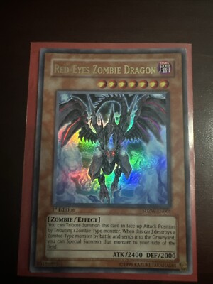Yu-Gi-Oh! TCG Red-Eyes Zombie Dragon Zombie World SDZW-EN001 1st Edition...-image