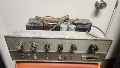 Fisher X-202-C  Control Tube Amplifier Stereo Amp X202C (For Parts)-image