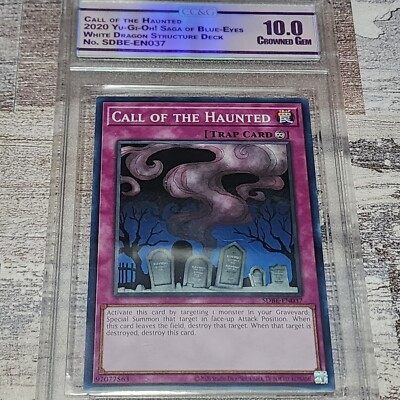 2020 Yu-Gi-Oh! Call of the Haunted Saga of Blue-Eyes White Dragon CC&G 10 Card-image