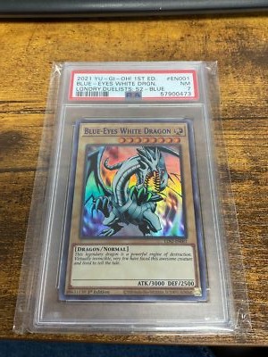 Blue-Eyes White Dragon - LDS2-EN001 Blue PSA 7 -image
