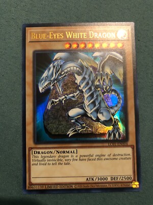 Blue-Eyes White Dragon (25th Anniversary Edition) LC01-EN004 Legendary...-image