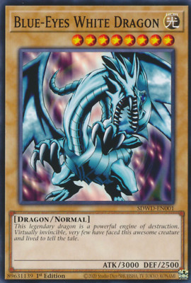 1X NM Blue-Eyes White Dragon - SDWD-EN001 - Common - yugioh tcg-image