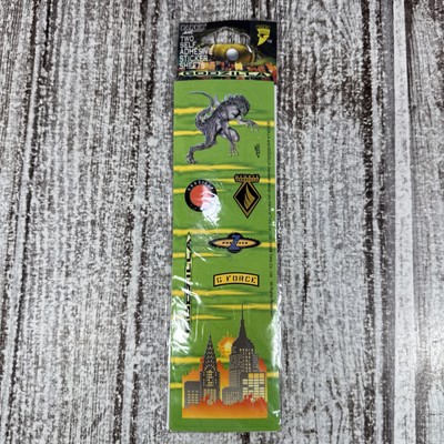 Vintage 1998 Godzilla Sticker Sheet Paper Art-image