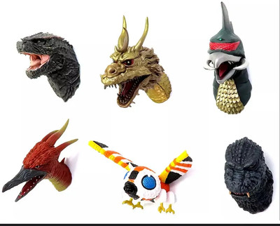Ichiban Kuji Godzilla Giant Monster LegendG MonsterHead Magnet 6 type comp G PSL-image