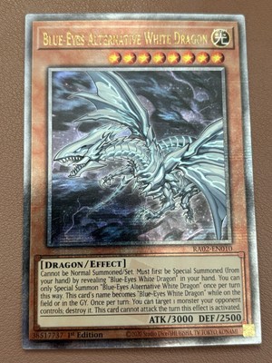 Blue-Eyes Alternative White Dragon (Quarter Century Secret Rare) RA02-EN010 25th-image