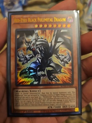 Red-Eyes Black Fullmetal Dragon ROTA-EN005 Rage of the Abyss 1st Edition-image
