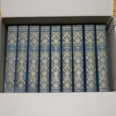 Encyclopedia Britannica Full Set 14th Edition 1929 Published 24 Volumes Complete-image