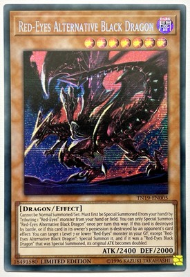 TN19-EN005 Red-Eyes Alternative Black Dragon - Secret Rare Ltd. Ed Near Mint-image