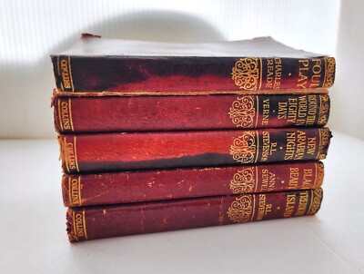 Vintage Collins Illustrated Pocket Books- SET OF 5 - Various Authors-image