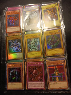36 Yugioh Cards - Gods Red Blue Eyes Magician Jinzo Cyber Crush 1st Edition Holo-image