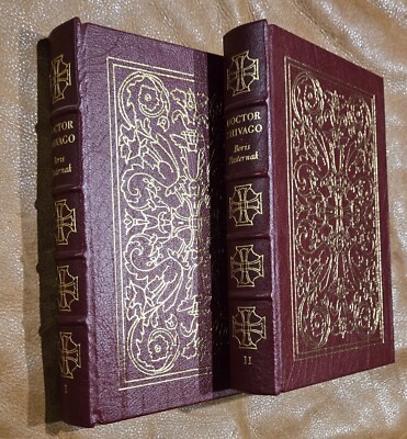 Boris Pasternak DR. DOCTOR ZHIVAGO Easton Press 2 Volume Set Leather-image