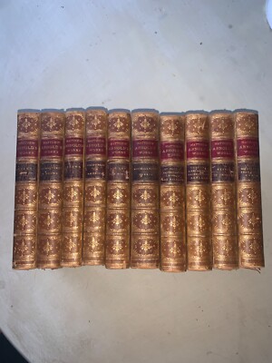 Rare & Beautiful 10 Vol. Set MATTHEW ARNOLD 1883 Leather & Gilt Bindings 1883-image