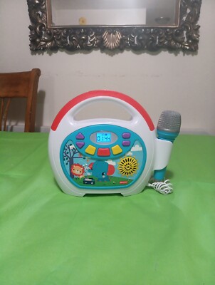 Fisher Price Karaoke Machine, Portable Bluetooth Party Speaker with Mic...-image