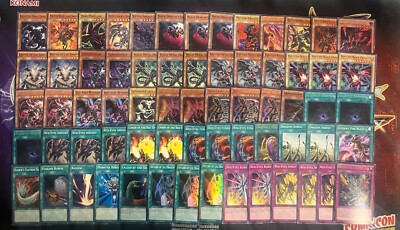RED-EYES BLACK DRAGON DARK ARMED ALLURE DRAGOON FLARE METAL INFERNO YUGIOH DECK-image
