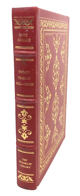 TWENTY YEARS AT HULL-HOUSE Franklin Library 1981 Limited Edition Jane Addams-image