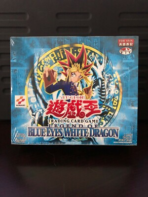 Yu-Gi-Oh Legend of Blue-Eyes White Dragon Sealed Booster Box Asian English-image