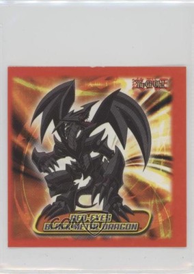 Red-Eyes Black Metal Dragon Topps YuGiOh Sticker Collection #21 2002 d8k-image