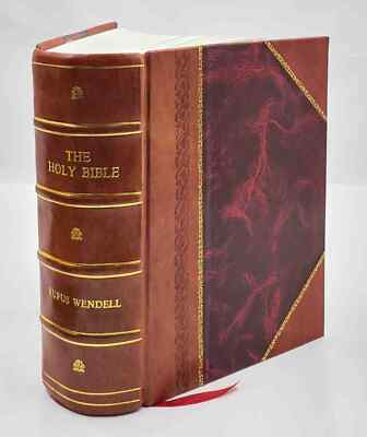 The Holy Bible ... being the version set forth A.D. 1611 1885 [Leather Bound]-image