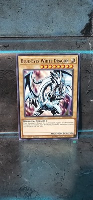NM Blue-Eyes White Dragon Yu-Gi-Oh Card LED3-EN006 1st Edition-image