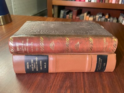 Dred: A Tale of the Great Dismal Swamp H.B. Stowe 1856 2 Vol Set 1st ed Leather -image